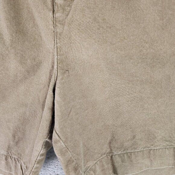 Claybrooke Outdoor Shorts Mens 36 Brown Pleated Chino Vintage Casual Preppy Dad - Picture 9 of 10